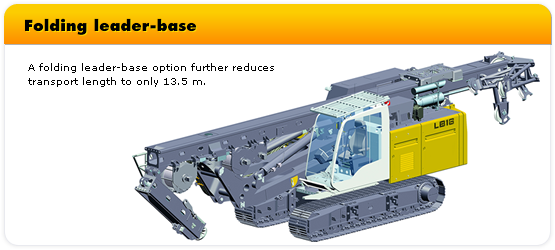Folding leader-base