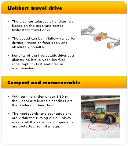 Liebherr travel drive