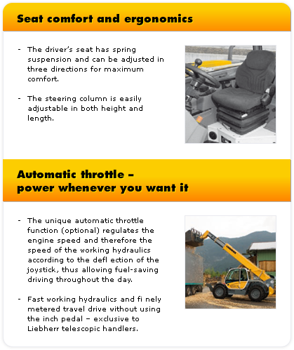 Seat comfort and ergonomics