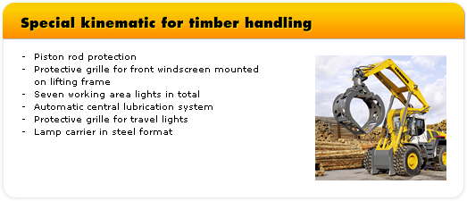 Special kinematic for timber handling