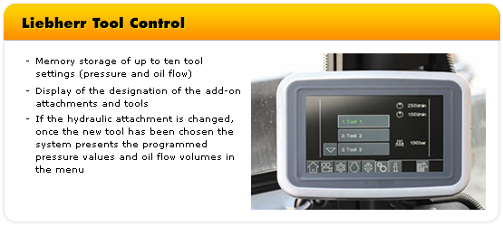 Liebherr Tool Control